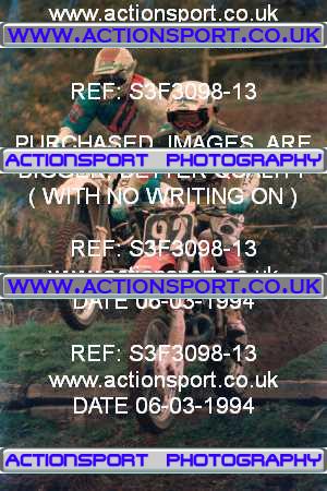 Photo: S3F3098-13 ActionSport Photography 06/03/1994 AMCA Teignbridge MXC - Littlehempston _2_Juniors #35