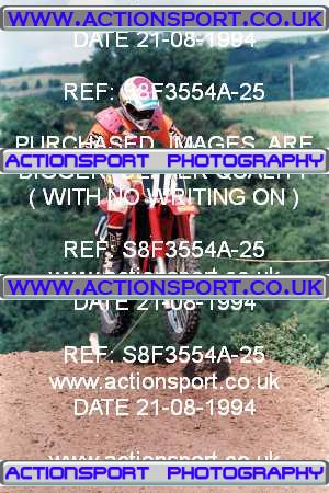Photo: S8F3554A-25 ActionSport Photography 21/08/1994 AMCA Stroud & District MC [250 Qualifiers] - Horsley _1_125-500Juniors #10