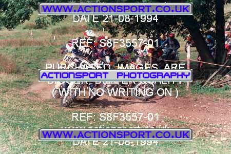 Photo: S8F3557-01 ActionSport Photography 21/08/1994 AMCA Stroud & District MC [250 Qualifiers] - Horsley _4_500Seniors-Experts #9990