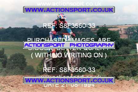 Photo: S8F3560-33 ActionSport Photography 21/08/1994 AMCA Stroud & District MC [250 Qualifiers] - Horsley _6_125Seniors #25