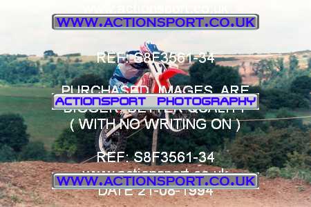 Photo: S8F3561-34 ActionSport Photography 21/08/1994 AMCA Stroud & District MC [250 Qualifiers] - Horsley _7_250Qualifiers #12