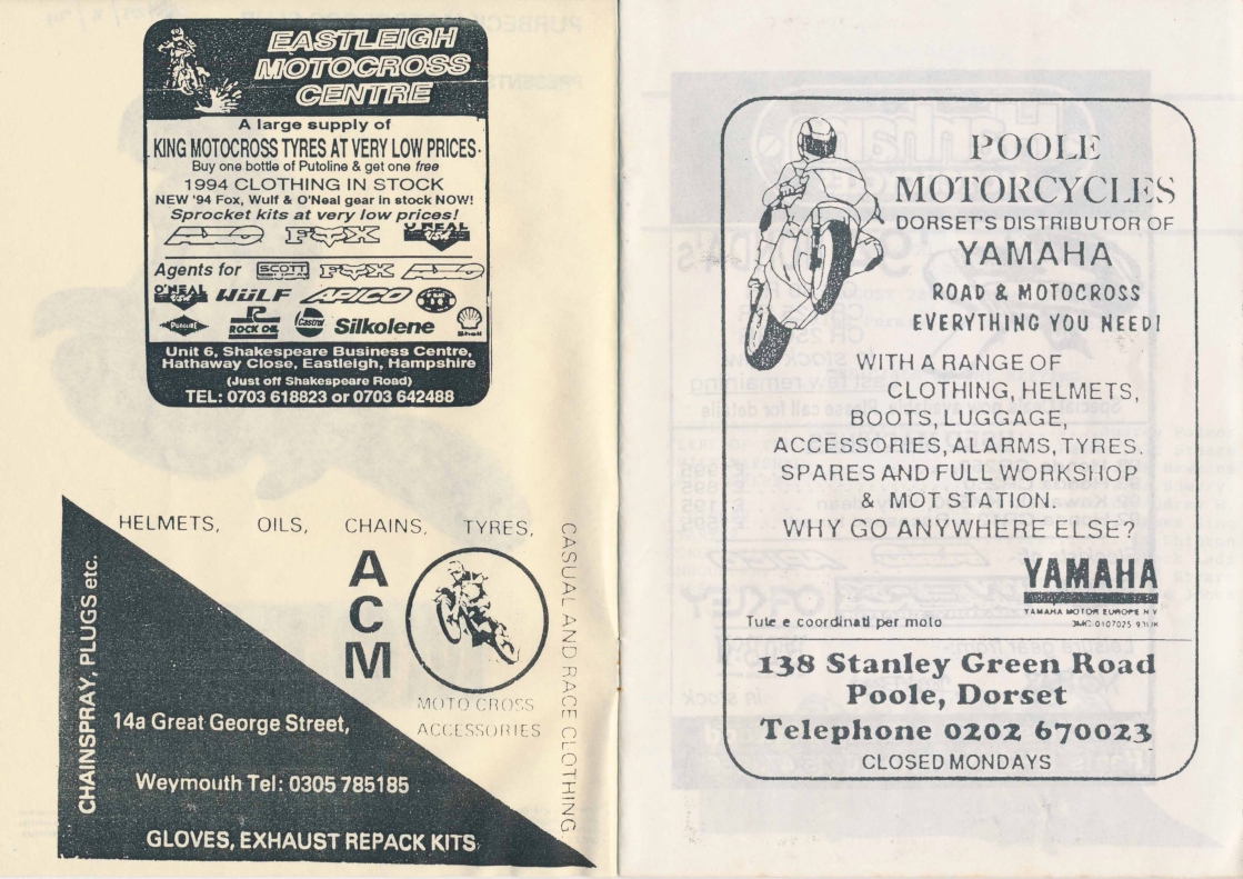 Event programme page