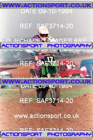Photo: SAF3714-20 ActionSport Photography 09/10/1994 AMCA Uley MXC - Gossington  _2_125-500Juniors #17