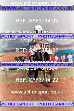 Photo: SAF3714-22 ActionSport Photography 09/10/1994 AMCA Uley MXC - Gossington  _2_125-500Juniors #103