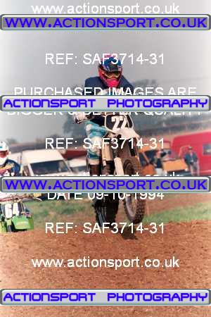 Photo: SAF3714-31 ActionSport Photography 09/10/1994 AMCA Uley MXC - Gossington  _2_125-500Juniors #22