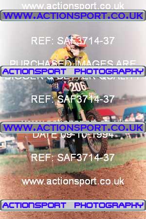 Photo: SAF3714-37 ActionSport Photography 09/10/1994 AMCA Uley MXC - Gossington  _2_125-500Juniors #206