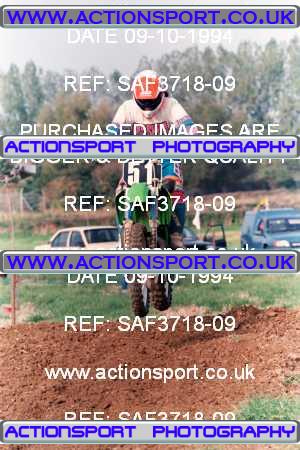 Photo: SAF3718-09 ActionSport Photography 09/10/1994 AMCA Uley MXC - Gossington  _6_250Juniors #51