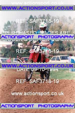 Photo: SAF3718-19 ActionSport Photography 09/10/1994 AMCA Uley MXC - Gossington  _6_250Juniors #26