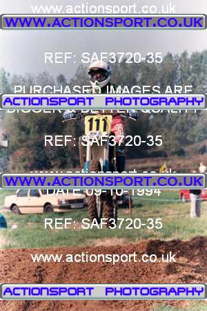 Photo: SAF3720-35 ActionSport Photography 09/10/1994 AMCA Uley MXC - Gossington  _2_125-500Juniors #111