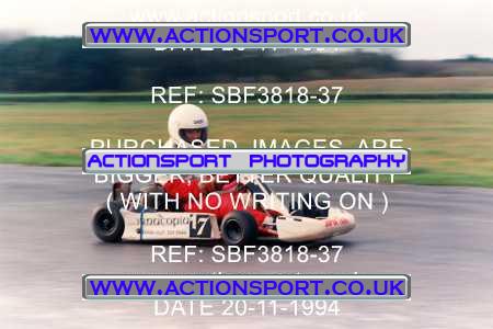 Photo: SBF3818-37 ActionSport Photography 20/11/1994 Pembrey Kart Club - Pembrey _2_100cc #17