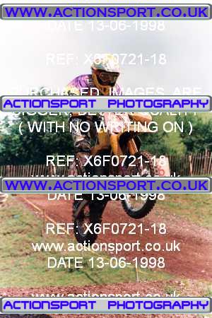 Photo: X6F0721-18 ActionSport Photography 13/06/1998 BSMA National South West Assn - Whiteway Barton _4_80s #88