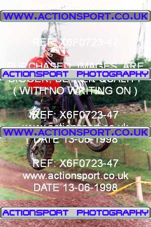 Photo: X6F0723-47 ActionSport Photography 13/06/1998 BSMA National South West Assn - Whiteway Barton _5_60s #40