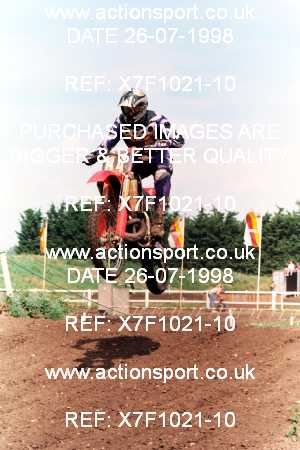 Photo: X7F1021-10 ActionSport Photography 26/07/1998 AMCA Essex MCC - Mildenhall _4_250-750Juniors #84