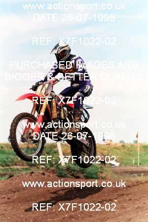 Photo: X7F1022-02 ActionSport Photography 26/07/1998 AMCA Essex MCC - Mildenhall _4_250-750Juniors #84