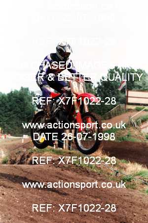 Photo: X7F1022-28 ActionSport Photography 26/07/1998 AMCA Essex MCC - Mildenhall _4_250-750Juniors #84