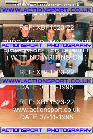 Photo: XBF1523-22 ActionSport Photography 07/11/1998 ACU Norfolk & District MCC Presentation _1_AllPhotos #6