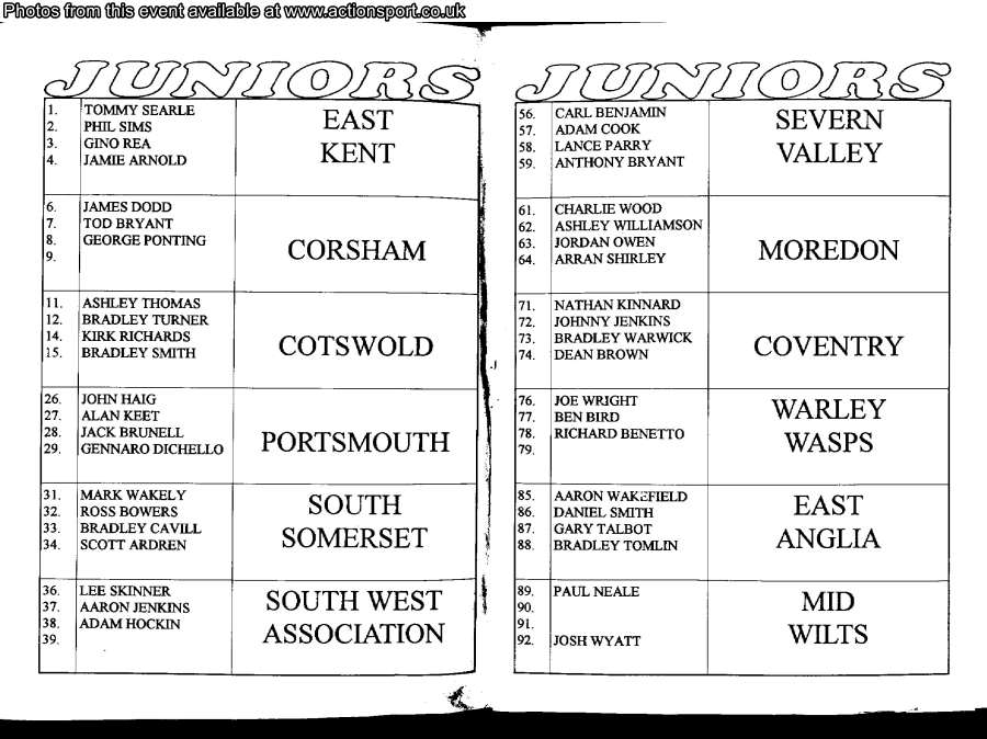 Event programme page