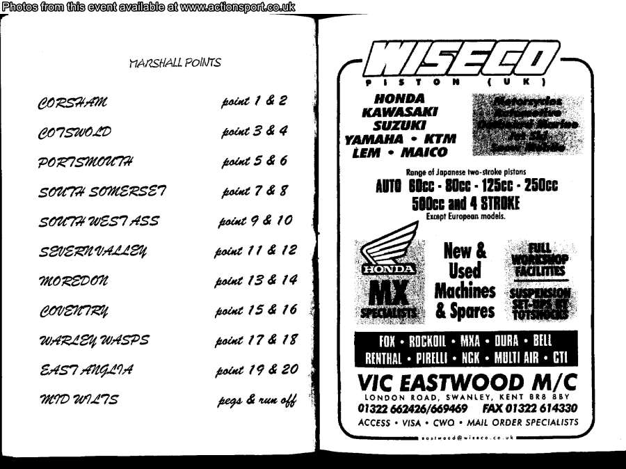 Event programme page