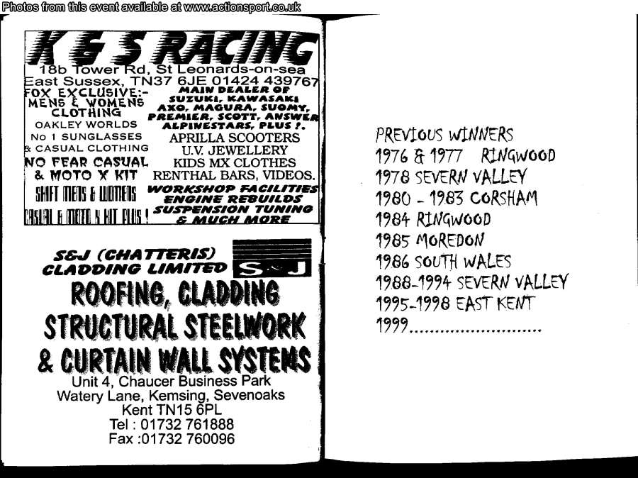 Event programme page
