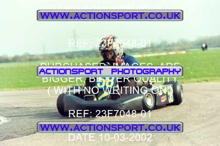 Photo: 23F7048-01 ActionSport Photography 10/03/2002 Hunts Kart Club - Kimbolton _1_JuniorTKM_JuniorRotax #2058