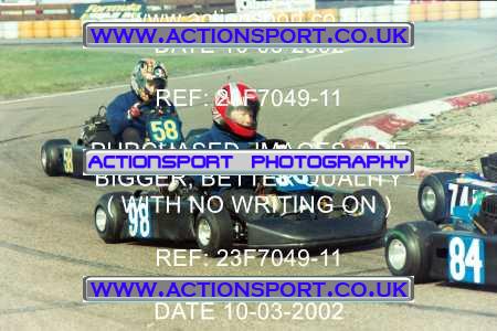 Photo: 23F7049-11 ActionSport Photography 10/03/2002 Hunts Kart Club - Kimbolton _1_JuniorTKM_JuniorRotax #2058