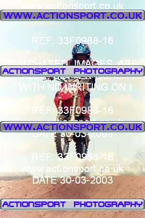 Photo: 33F0988-16 ActionSport Photography 30/03/2003 Warley Wasps SSC - Sherwood Forest _4_SW85s #46