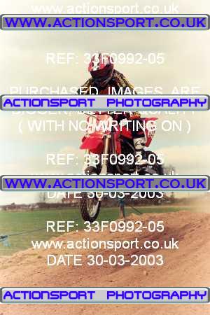 Photo: 33F0992-05 ActionSport Photography 30/03/2003 Warley Wasps SSC - Sherwood Forest _4_SW85s #941