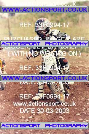 Photo: 33F0994-17 ActionSport Photography 30/03/2003 Warley Wasps SSC - Sherwood Forest _6_Autos #68