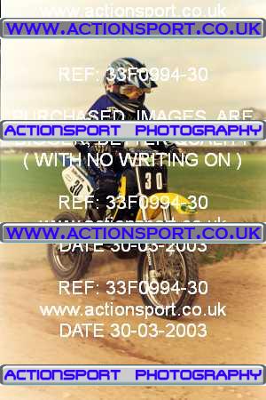 Photo: 33F0994-30 ActionSport Photography 30/03/2003 Warley Wasps SSC - Sherwood Forest _6_Autos #30