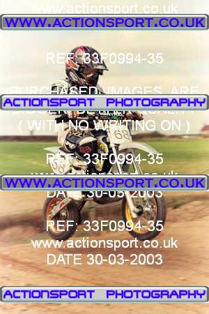 Photo: 33F0994-35 ActionSport Photography 30/03/2003 Warley Wasps SSC - Sherwood Forest _6_Autos #68