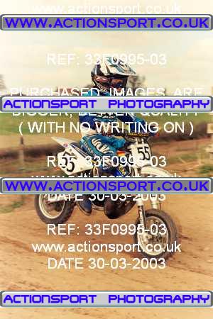 Photo: 33F0995-03 ActionSport Photography 30/03/2003 Warley Wasps SSC - Sherwood Forest _6_Autos #55