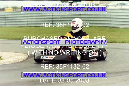 Photo: 35F1132-02 ActionSport Photography 02/05/2003 Club 100 Kart Enduro - Clay Pigeon Raceway _1_AllDrivers #1