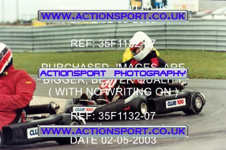 Photo: 35F1132-07 ActionSport Photography 02/05/2003 Club 100 Kart Enduro - Clay Pigeon Raceway _1_AllDrivers #30