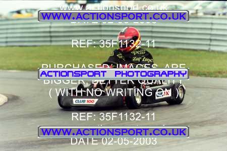 Photo: 35F1132-11 ActionSport Photography 02/05/2003 Club 100 Kart Enduro - Clay Pigeon Raceway _1_AllDrivers #23