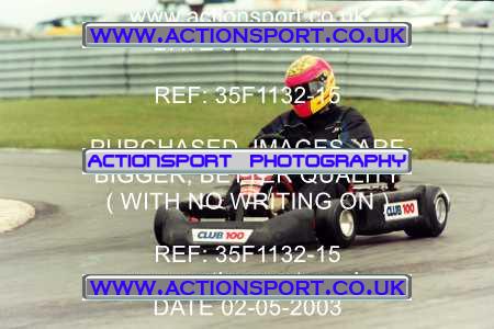 Photo: 35F1132-15 ActionSport Photography 02/05/2003 Club 100 Kart Enduro - Clay Pigeon Raceway _1_AllDrivers #33