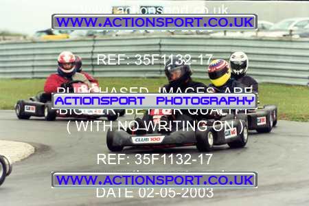 Photo: 35F1132-17 ActionSport Photography 02/05/2003 Club 100 Kart Enduro - Clay Pigeon Raceway _1_AllDrivers #28