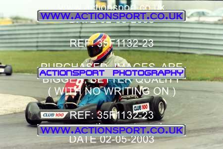 Photo: 35F1132-23 ActionSport Photography 02/05/2003 Club 100 Kart Enduro - Clay Pigeon Raceway _1_AllDrivers #9
