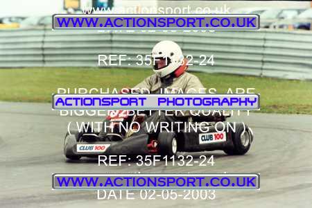 Photo: 35F1132-24 ActionSport Photography 02/05/2003 Club 100 Kart Enduro - Clay Pigeon Raceway _1_AllDrivers #32