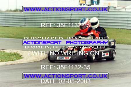 Photo: 35F1132-35 ActionSport Photography 02/05/2003 Club 100 Kart Enduro - Clay Pigeon Raceway _1_AllDrivers #7