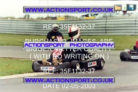 Photo: 35F1132-37 ActionSport Photography 02/05/2003 Club 100 Kart Enduro - Clay Pigeon Raceway _1_AllDrivers #23