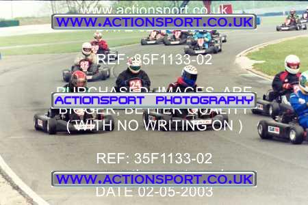 Photo: 35F1133-02 ActionSport Photography 02/05/2003 Club 100 Kart Enduro - Clay Pigeon Raceway _1_AllDrivers #23