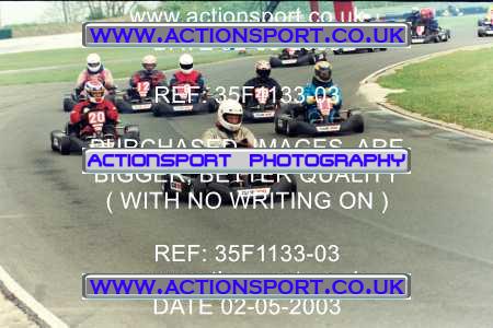 Photo: 35F1133-03 ActionSport Photography 02/05/2003 Club 100 Kart Enduro - Clay Pigeon Raceway _1_AllDrivers #29