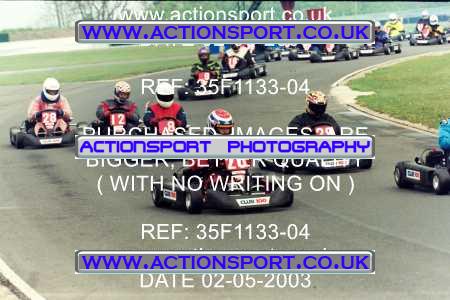 Photo: 35F1133-04 ActionSport Photography 02/05/2003 Club 100 Kart Enduro - Clay Pigeon Raceway _1_AllDrivers #28
