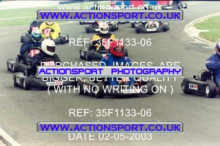 Photo: 35F1133-06 ActionSport Photography 02/05/2003 Club 100 Kart Enduro - Clay Pigeon Raceway _1_AllDrivers #10
