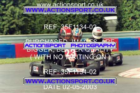 Photo: 35F1134-02 ActionSport Photography 02/05/2003 Club 100 Kart Enduro - Clay Pigeon Raceway _1_AllDrivers #23