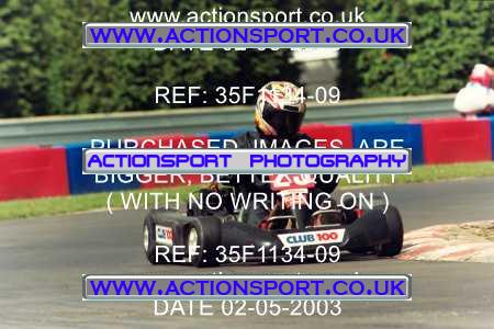 Photo: 35F1134-09 ActionSport Photography 02/05/2003 Club 100 Kart Enduro - Clay Pigeon Raceway _1_AllDrivers #29