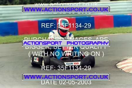 Photo: 35F1134-29 ActionSport Photography 02/05/2003 Club 100 Kart Enduro - Clay Pigeon Raceway _1_AllDrivers #7