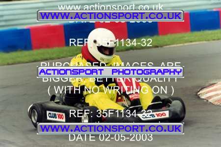 Photo: 35F1134-32 ActionSport Photography 02/05/2003 Club 100 Kart Enduro - Clay Pigeon Raceway _1_AllDrivers #17