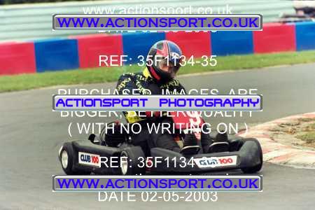 Photo: 35F1134-35 ActionSport Photography 02/05/2003 Club 100 Kart Enduro - Clay Pigeon Raceway _1_AllDrivers #9