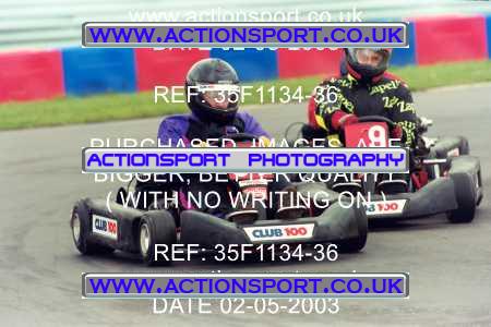 Photo: 35F1134-36 ActionSport Photography 02/05/2003 Club 100 Kart Enduro - Clay Pigeon Raceway _1_AllDrivers #9